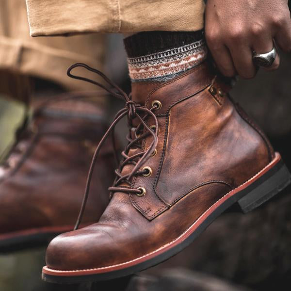 Lace-up Martin Boots